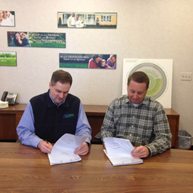 Spring-Green Lawn Care franchisees Ken and Ryan Brown