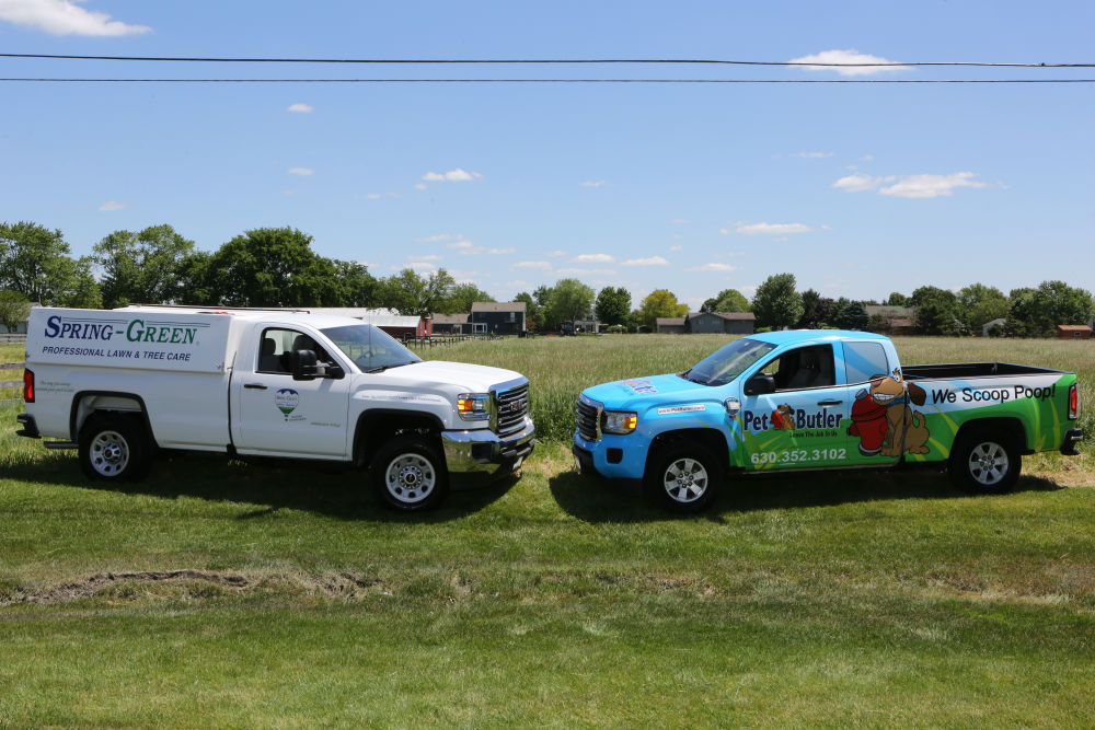 spring-green pet butler trucks